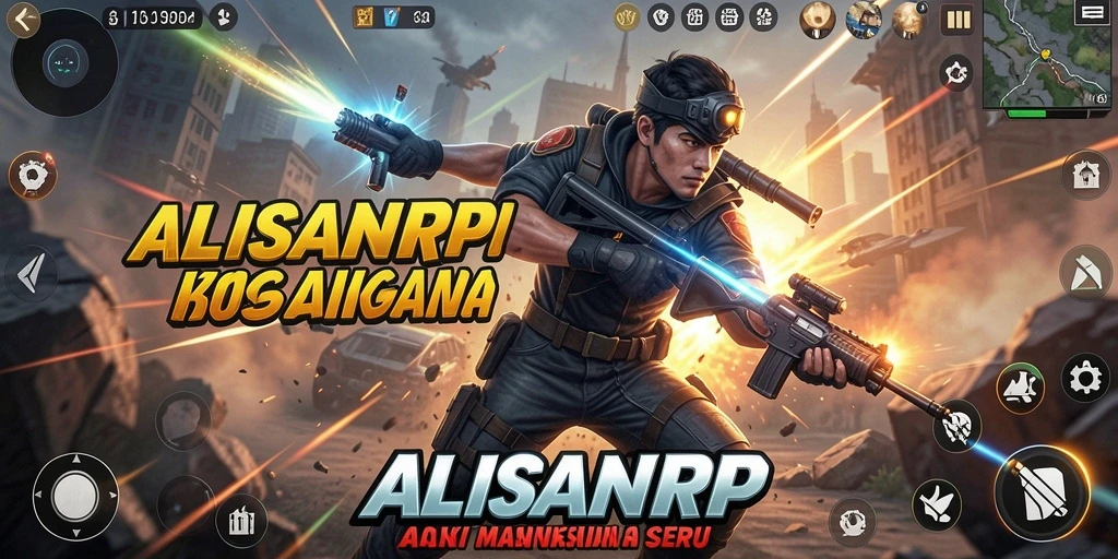 Tangkapan layar dari gameplay aksi yang mendebarkan di ALISANRP.