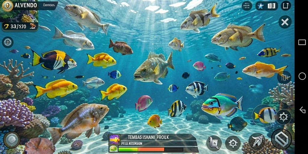 Screenshot gameplay Tembak Ikan yang seru dan penuh aksi.