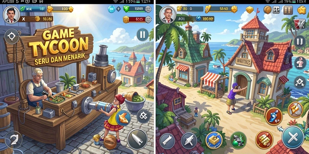 Gameplay seru dalam API288 dengan berbagai strategi Tycoon.