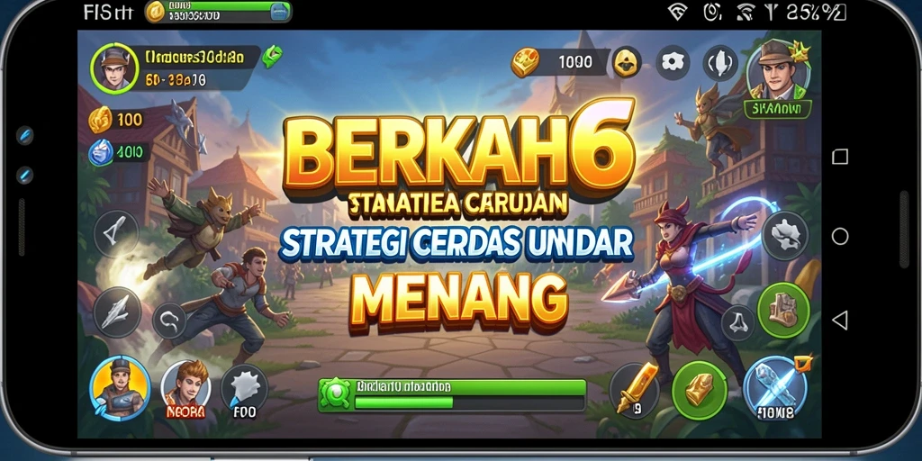 Tampilan gameplay mendebarkan dalam BERKAH6 dengan strategi yang menantang.