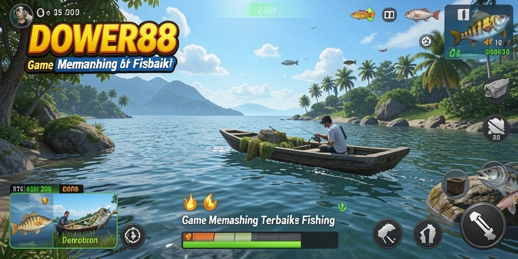 Tangkap ikan besar dalam DOWER88 dengan gameplay seru.