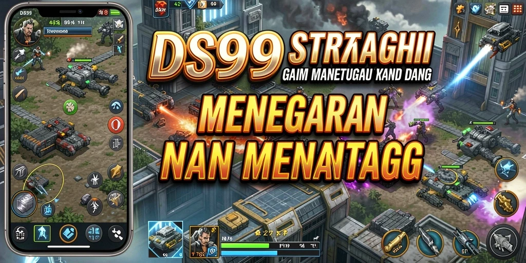 Tampilan menyeramkan dari permainan strategi DS99 yang intens.
