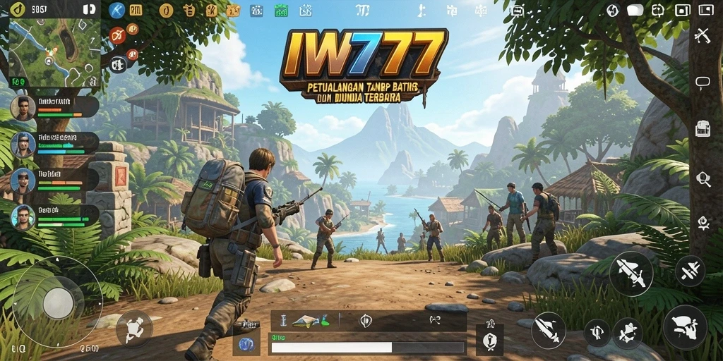 Screenshot IW777 menunjukkan aksi seru dalam dunia terbuka.