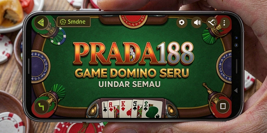 Screenshot gameplay PRADA188 yang menampilkan keseruan bermain Domino.