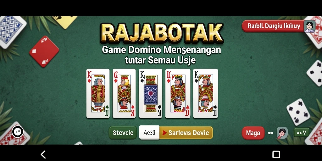Tampilan gameplay RAJABOTAK yang seru dan interaktif.