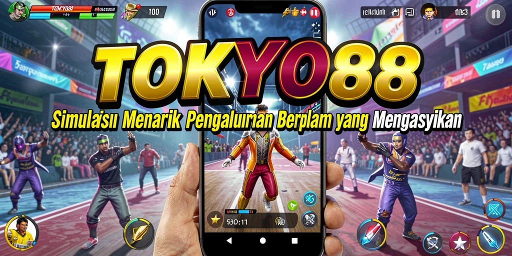 Gameplay seru dan interaktif dari TOKYO88 yang menampilkan kehidupan di Tokyo.